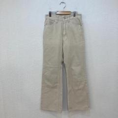 ローリーズファーム　LOWRYS FARM　カラーデニムフレアパンツ