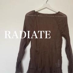 RADIATE ラディエイト　スコットクラブ系　シアー　長袖　トップス