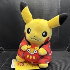 ポケモン　ぬいぐるみ　マンスリーピカチュウ　12月　ダルマッカ マンスリーピカチュウ 2002年12月 ぬいぐるみ ＋おまけ - メルカリ
