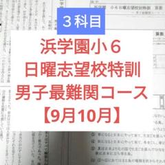 2025年最新】浜学園 小6 志望校別特訓問題集の人気アイテム