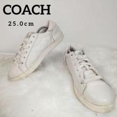 COACH ホワイト スニーカー24㌢　新品未使用 COACH ホワイト スニーカー