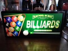 ビリヤード★BILLIARDS★置物★雑貨★LEDプラスチックライトBOX