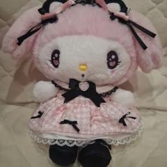 マイメロディ　夢リボン ぬいぐるみ　ロリータ　猫　タグ付き マイメロディ 夢リボン ぬいぐるみ ロリータ 猫 タグ付き - メルカリ