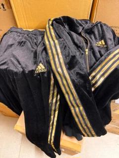 00s adidas ベルベット　ベロア　ジャージ　セットアップ ブラック 2025年最新】アディダス ジャージ ベルベットの人気アイテム