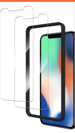 ガイド枠付き KPNS 日本素材製 強化ガラス iPhone11 pro