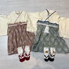 ベビー袴 SWEET MOMMY 袴 ロンパース 双子 男女