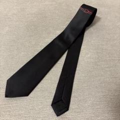 GUCCIブラックタイ ロゴ入り