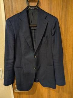 タリアトーレ　ウールダブルジャケット　ブラウン×ネイビー　46Drop7 TAGLIATORE タリアトーレ 6B ダブル ジャケット コットン
