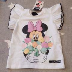 Minnie Mouse フラワー Tシャツ 3-4Y 新品未使用