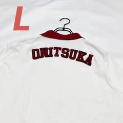 Onitsuka Tiger】希少90sタイガープリント・ラグランポロシャツ