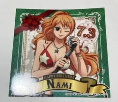 極希少) ワンピース　NARUTO ナルト　バースデーブロマイド　カード　ナミ 2025年最新】ナミ バースデーの人気アイテム - メルカリ