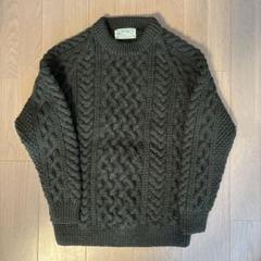 インバーアラン1A⭐︎ケーブルニット⭐︎メンズＬ程度⭐︎グレー 楽天市場】【 INVERALLAN / インバーアラン 】 1A CREW NECK