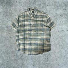 J.crew リネンシャツ 短丈 チェック cityboy 90s ヴィンテージ