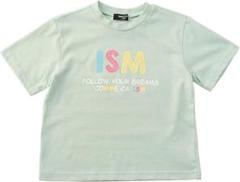 新品☆コムサイズム　ミント　グラフィックプリント 半袖Tシャツ110㎝