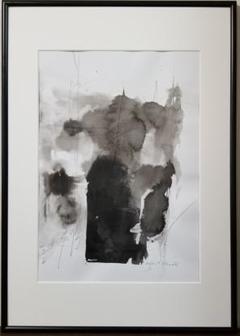 モノクロ絵画 抽象画 アート B2サイズ インテリア - メルカリ