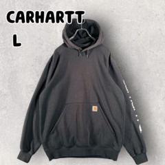 メキシコ製 カーハート パーカー フーディ ブラック L相当 91
