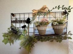 ハンドメイド　かざり　壁掛け　カントリー