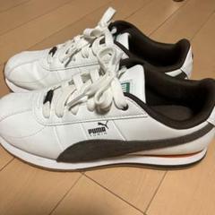 PUMA TURIN プーマ ホワイト/ブラウン スニーカー 美品