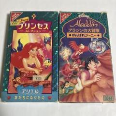 Disney プリンセスコレクション　アラジンの大冒険　VHS 2本セット