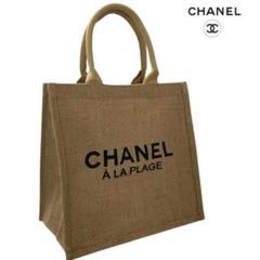 【新品】 CHANEL シャネル ノベルティ リネン(麻)素材トートバッグのサムネイル