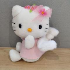 当時物　ハローキティ ぬいぐるみ 天使の羽根 非売品 アミューズメント