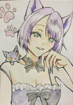 手描きアナログイラスト オリジナル⑧