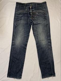 Marithe Francois Girbaud 多重 zip denim