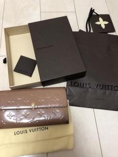 VUITTON ルイヴィトン 長財布 ヴェルニ ピンクベージュ