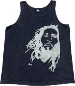 stussy tank top pixel ボブマーリー xl stussy tank top pixel ボブマーリー サイズM 90s - メルカリ