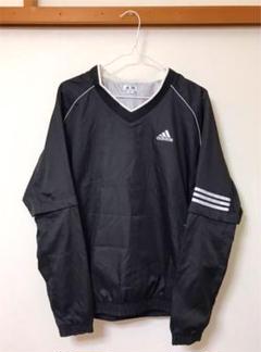 adidas ジャージ ウィンドブレーカー デタッチャブル 黒
