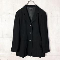 レディースジャケット　ストライプ　ヴィンテージ　日本製　肩パッド付き