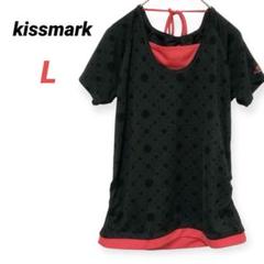 kissmark キスマーク レディース 半袖 リス ノースリーブ y2k 夏セール♪kissmarkキスマーク レディーススポーツTシャツ