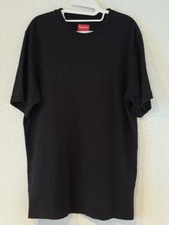 Supreme 刺繍ロゴ ブラック Tシャツ - メルカリ