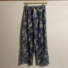 今季最新作　ニコアンド　ボタニカルジャガードパンツ