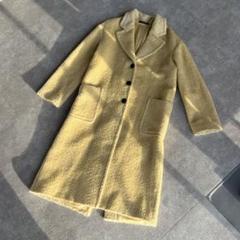 希少 タリアトーレ ロングチェスターコート アルパカ キャメル ヘリンボーン 希少 タリアトーレ ロングチェスターコート アルパカ キャメル
