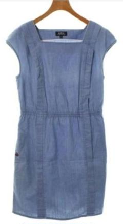 A.P.C. ノースリーブデニムワンピース S
