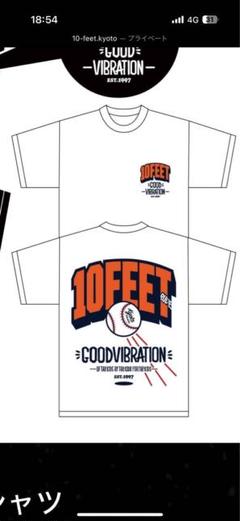 10-FEET×RUDIE'S コラボTシャツ 京都大作戦