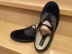 Harris Tweed ネイビー 靴