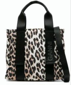 GANNI☆Leopard Tech ハンドバッグ♪【送料込】 Ganni Leopard Tech Mini Crossbody Bag in Black | Lyst
