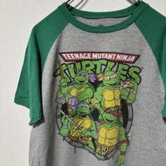 【古着】 ミュータントタートルズ　ラグランTシャツ　M　メンズ