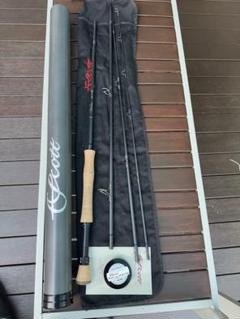 Scott F2 703/3 フライロッド 7'0\" 3セクション Scott F2 703/3 フライロッド 7'0