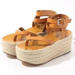 ※新品【ISABEL MARANT】プラットフォームサンダル 37