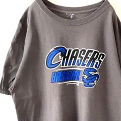 CHASERS ベースボール BASEBALL 古着 灰色 Tシャツ グレー
