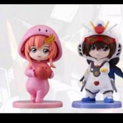 ガンダムSEED DESTINY 海外限定　キラ　ラクス　マスコット　フィギュア ガンダム SEED DESTINY 海外限定 ラクス マスコット フィギュア