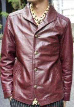 DRESS HIPPY/ドレスヒッピー★DENVER LEATHER JKT DRESS HIPPY DENVER LEATHER JACKET BURGUNDY(ドレスヒッピー