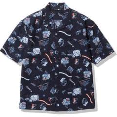 THE NORTH FACE ショートスリーブベントシャツ XL ネイビー 難有