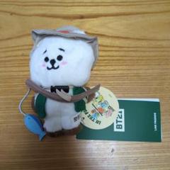 LINE FRIENDS ぬいぐるみ RJ ハット付き