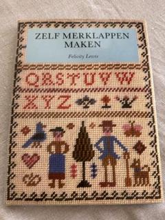 ビンテージ　洋書　サンプラー　クロスステッチ　刺繍　オランダ　アンティーク