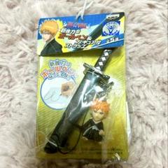 BLEACH 黒崎一護 斬魄刀型ボールペン＆フィギュア付ストラップ