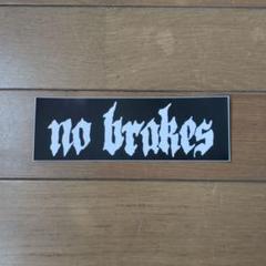 no brakes ピストバイク　ステッカーのサムネイル